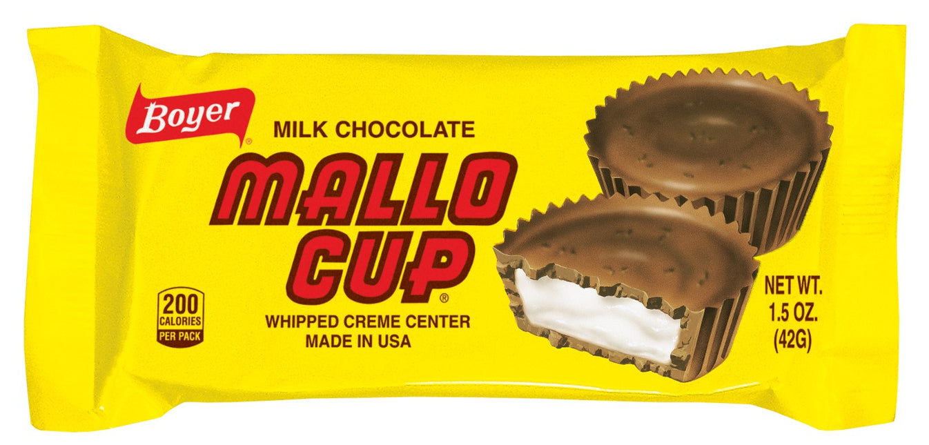 Mallo Cup 24 count box Boyer Candy Company