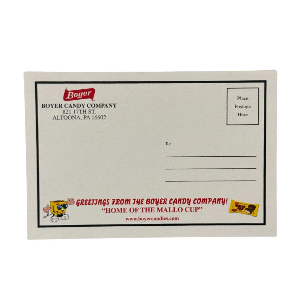 Boyer Candy Postcard Boyer Candy Company